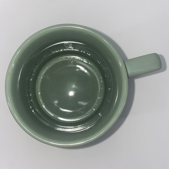 2022 Starbucks Fern & Mushroom Mug Blue On Iridescent Green 12 Oz. - Picture 7 of 8